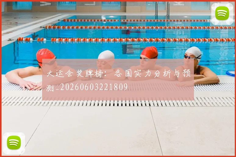 大运会奖牌榜：各国实力分析与预测_20260603221809